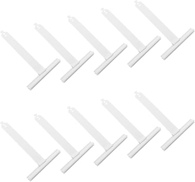 Rolluikveren - Stalen veren - Rolluik reparatie - Zwaluwstaartverbinding - 10 stuks - Wit