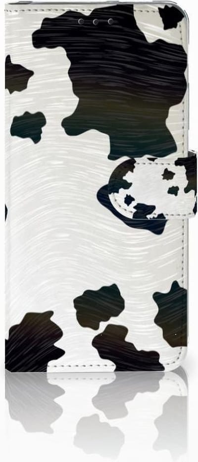 Boekhoesje voor Samsung Galaxy S10 Plus Telefoonhoesje met Pasjes Koeienvlekken