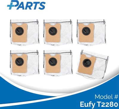 Eufy T2280 Stofzakken (6 Stuks, Plus.Parts® alternatief voor T290A / T291C)