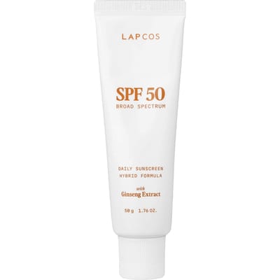 Lapcos, Hybride Formule Dagelijkse Zonnebrandcrème, SPF 50, 50g (1,76 oz) white