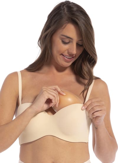 MAGIC Bodyfashion Silicone Full-Cup Dames BH accessoire - Latte - Maat B/C