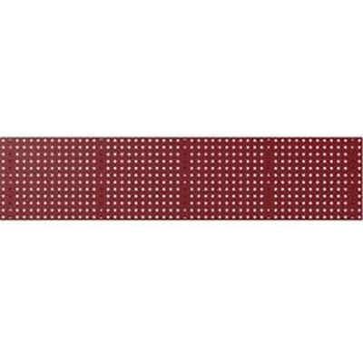 Bodempaneel Perfo XL, gatgrootte 9,2 x 9,2 mm, B 1981 x D 13 x H 457 mm, plaatstaal met poedercoating, paars RAL 3004
