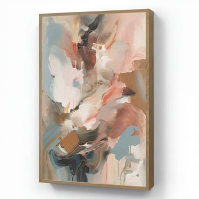 Wandlamp 60x90 cm - Oplaadbaar - Verf - Kleuren - Abstract - Kunst - Wandlampen binnen woonkamer - Slaapkamer lamp - Decoratieve nachtlamp - Vloerlamp draadloos