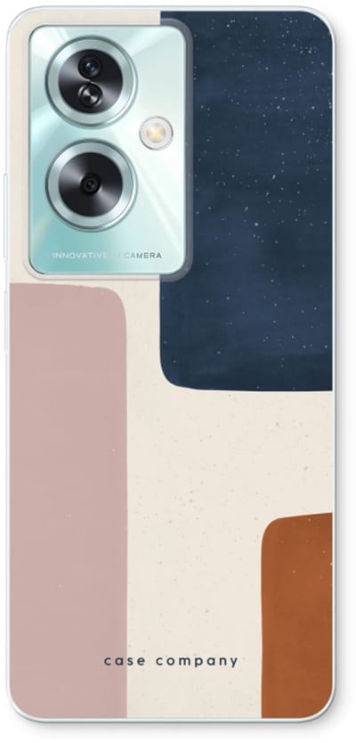 Case Company® - Hoesje geschikt voor Oppo A79 hoesje - Geo #5 - Soft Cover Telefoonhoesje - Bescherming aan alle Kanten en Schermrand