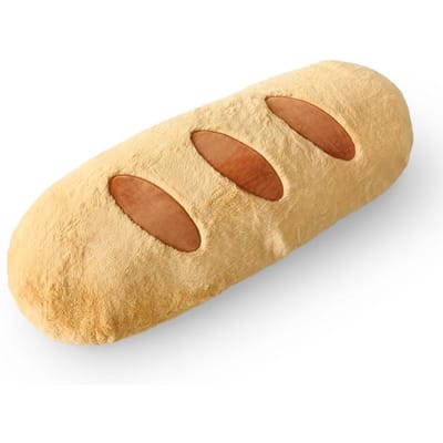 5080130Cm Gigantisch Zacht Frans Brood Kussen Knuffelkussen Sofa Decoratie Voor Jongen Meisje Dutje Slaapkussen Verjaardagscadeau about 8-10cm beige