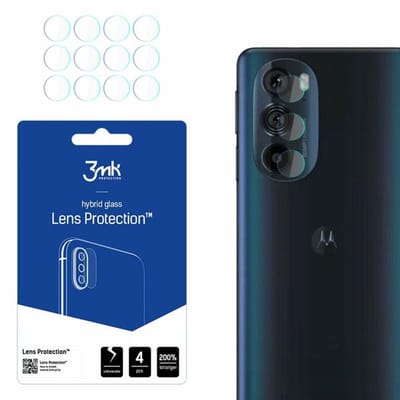 3MK Motorola Edge 30 Pro - Lensbescherming - Hybride Glas - 4 Stuks