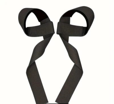 Lifting straps zwart- padded  - geschikt voor krachtsport