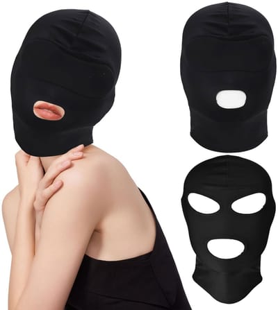 Dailygoods- Capuchon Masker - Volledige Bedekking - Elastisch Hoofdmasker - Ademend Gezichtsmasker - Uniseks - Voor Koppelspelletjes