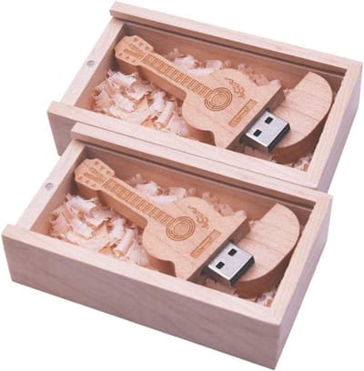 Houten USB Sticks - Geheugenstick Set - Bestanden Opslaan - Uniek Hout Design - 32 GB - Bruin