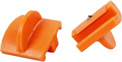 Reservemessen voor papiersnijders - 2x stuks - titanium