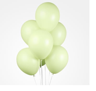 50 Pastel groen macaron ballonnen groen - 12 inch-33cm.