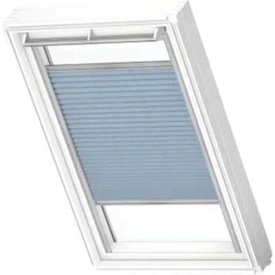Velux Manueel Lichtdoorlatend Plisségordijn Fhl Ck04 1286s Jeansblauw