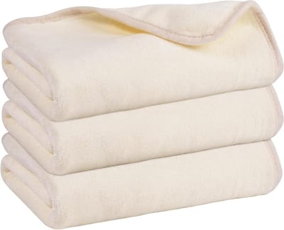 Fitness Handdoek - Sportdoek Gym - Sporten en Fitness - Set van 3 - 40x80cm - Beige