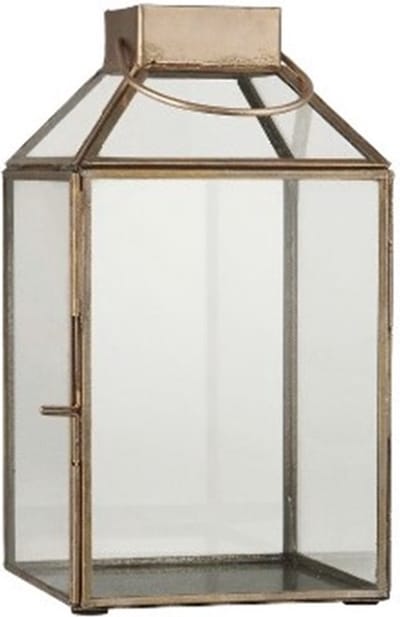 IB Laursen Lantaarn Messing & Glas 25.5 x 13.5 x 13.5 cm