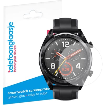 Telefoonglaasje Screenprotector Hauwei Watch GT - PMMA - (Dun/Flexibel) Plexiglas Screenprotectors Geschikt voor Hauwei Watch GT - Beschermglas - Smartwatch