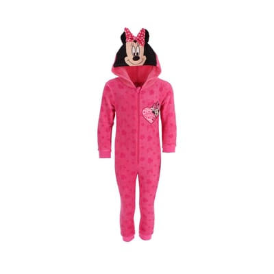 Minnie Mouse Onesie - Maat 98/104 - Polyester - Pyjama - Roze
