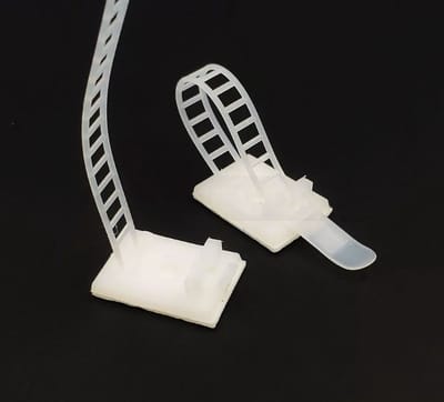 Hiden - Zelfklevende Kabelhouder Strap - Montage - Hobby & Knutselen - Foampad - 5 stuks - Witte Straps