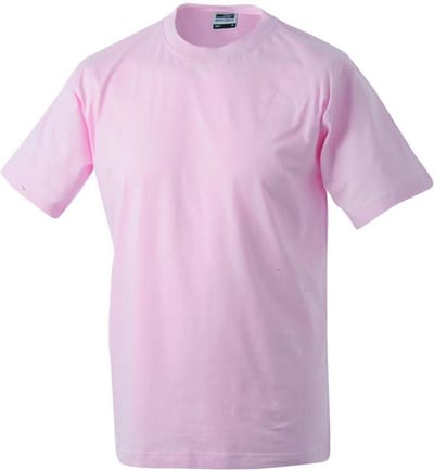 James and Nicholson Unisex Zware Ronde Tee (Rose)
