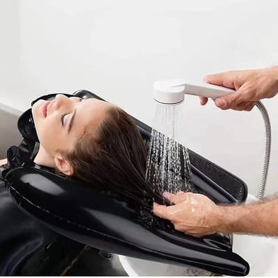 Mobiele haarwasbak - Opblaasbaar - Voor ouderen, gehandicapten en zwangerschap - m-winkel