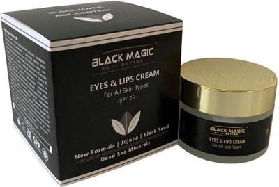 Black Magic - Oog & lip crème met Dode Zeezout mineralen SPF 25