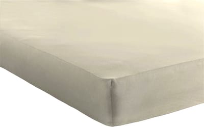 Bed Care Jersey Stretch Hoeslaken - 90x200 - 100% Katoen - 30CM Hoekhoogte - Zand