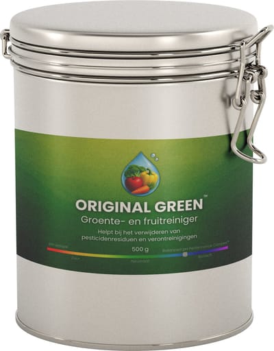 Original Green - Groente en fruit reiniger - Groot 500gr - Pesticiden reiniger