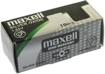 Maxell 399 SR927W Zilveroxide Knoopcel Batterij 10 Stuks
