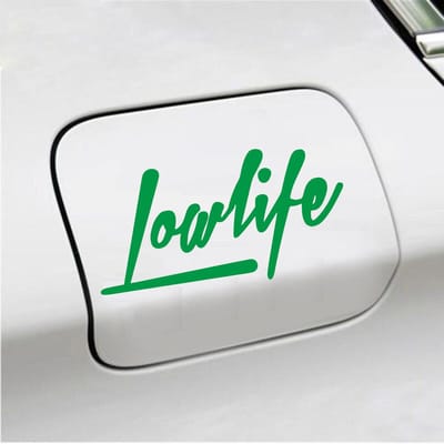 Bumpersticker - Lowlife - 7,5 X 14,8 - Groen