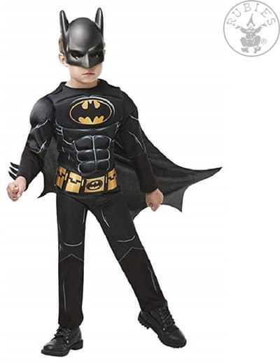 Rubie's Batman Verkleedkostuum Jongens Zwart Maat 104