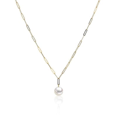 Luna-Pearls - 216.0922 - Ketting - 585/-Geel goud met Zoetwater gekweekte parel