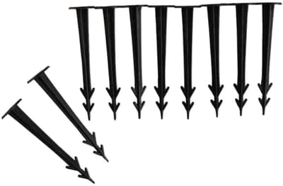 Grondanker, 10 Grondnagels, 11,5cm, Kunststof, voor Tuin