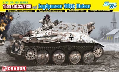 Dragon Modelbouwpakket Militaire voertuigen - 6489 15cm s.IG.33/2 (Sf) auf Jagdpanzer 38(t) Hetzer Plastic - 1:35 - Modelbouw