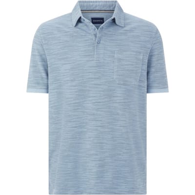 Babista herren Poloshirt - 60/62 - blauw - Plus Size