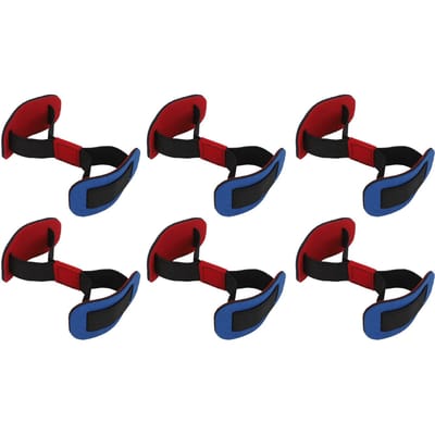 8 stuks Grote Teen Strap Hallux Valgus Corrector Rekbare Riem Teen Strekker Uitlijning Hallux Valgus black