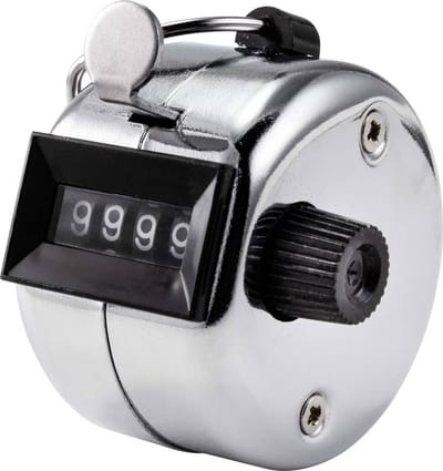 THAR - Handmatige klik teller - Handteller - Hand Tally Counter - Personenteller - Set van 2