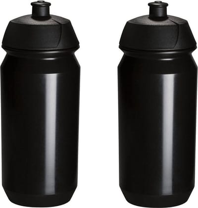 2 x Tacx Shiva Bidon - 500 ml - Zwart - Drinkbus