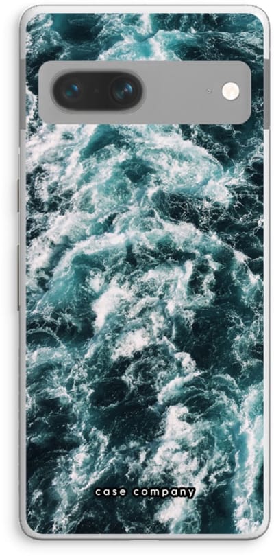 Case Company® - Hoesje geschikt voor Google Pixel 7 hoesje - Zee golf - Soft Cover Telefoonhoesje - Bescherming aan alle Kanten en Schermrand