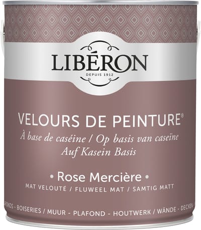 Liberon Velours De Peinture Muurverf - Mat - Rose Mercière - 2,5l