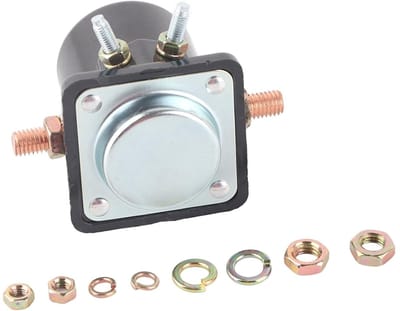 SnelShoppen - 12V Aluminium Startmagnet Schakelrelais voor Buitenboordmotoren, Vervangende OE-nummers 383622, 395419, 582708, 586180, 47886, 47886T, H