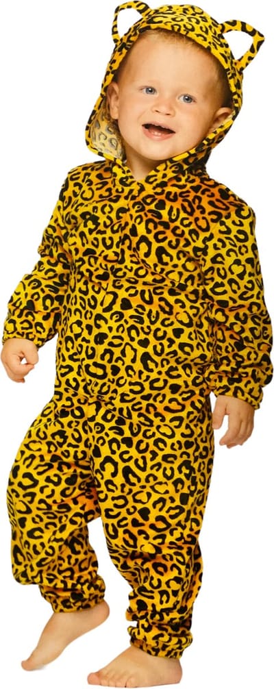 Luipaard carnavalskleding baby verkleedkleding - Maat 68/74