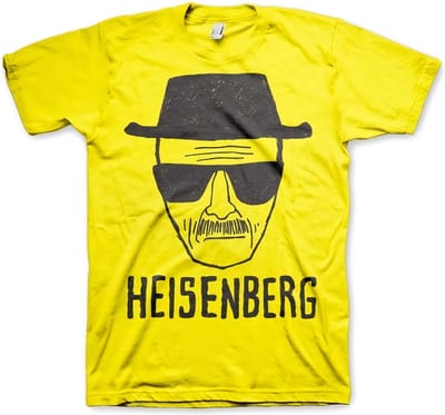 Breaking Bad Heren Tshirt -S- Heisenberg Sketch Geel