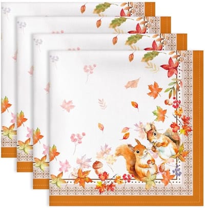 Dailygoody - Servetten bladeren herfst - Herbruikbare stoffen