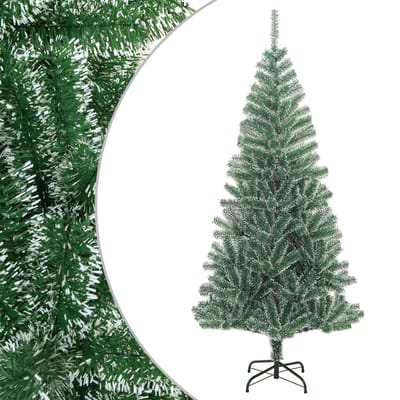 vidaXL - Kunstkerstboom - met - sneeuw - 240 - cm - groen