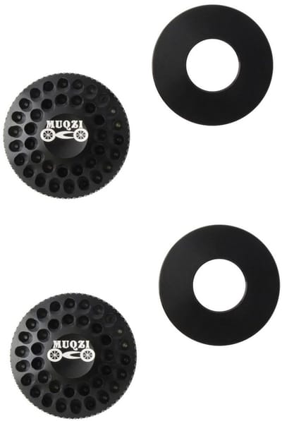 Pack van 2 Aluminium Voorvork Ventieldoppen voor Mountainbike