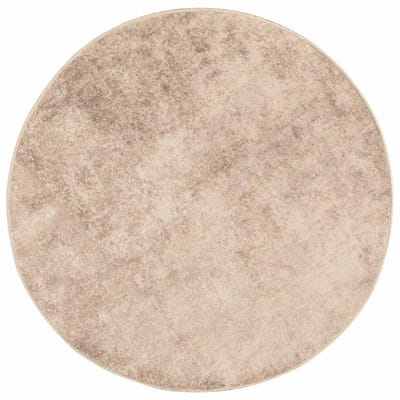 vidaXL - Tapijt - Runner - MARSA - Beige - 120 - x - 120 - cm - Polyester - en - PVC