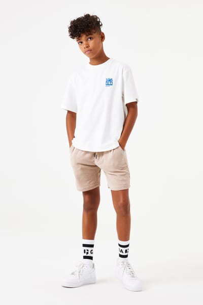 GARCIA Jongens Effen Shorts Bruin