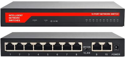 MKSS® Netwerk Switch - Netwerk Splitter - Unmanaged