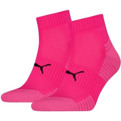 Puma Sport Cushioned Quartersokken 2-pack Roze-35/38