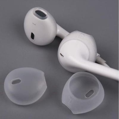 Oortips geschikt voor Airpods 1 & 2 - Eartips - Anti Slip Oordopjes - Siliconen Oortip - Transparant - 1 Paar - Geen irritatie - Telefoon accessoires
