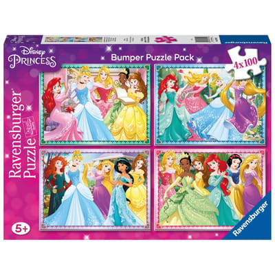 Ravensburger - Disney Princess-puzzel 4-in-1 - 100 stukjes